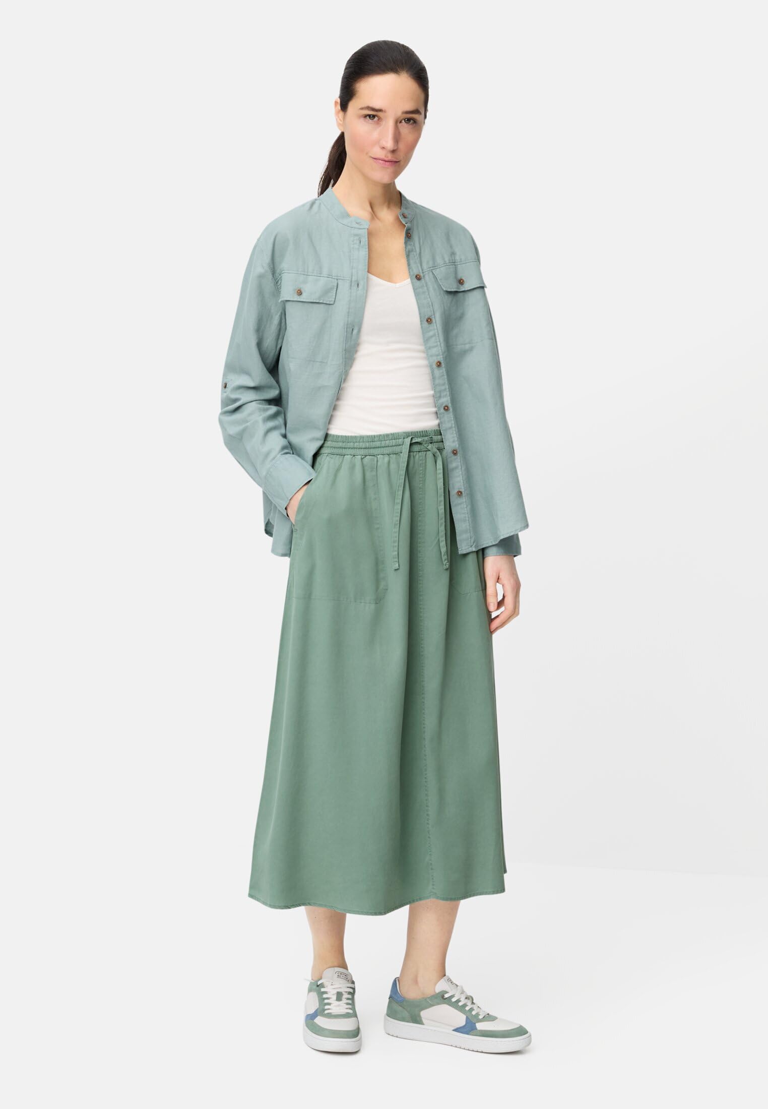camel active Damen Rock mit Tunnelzug