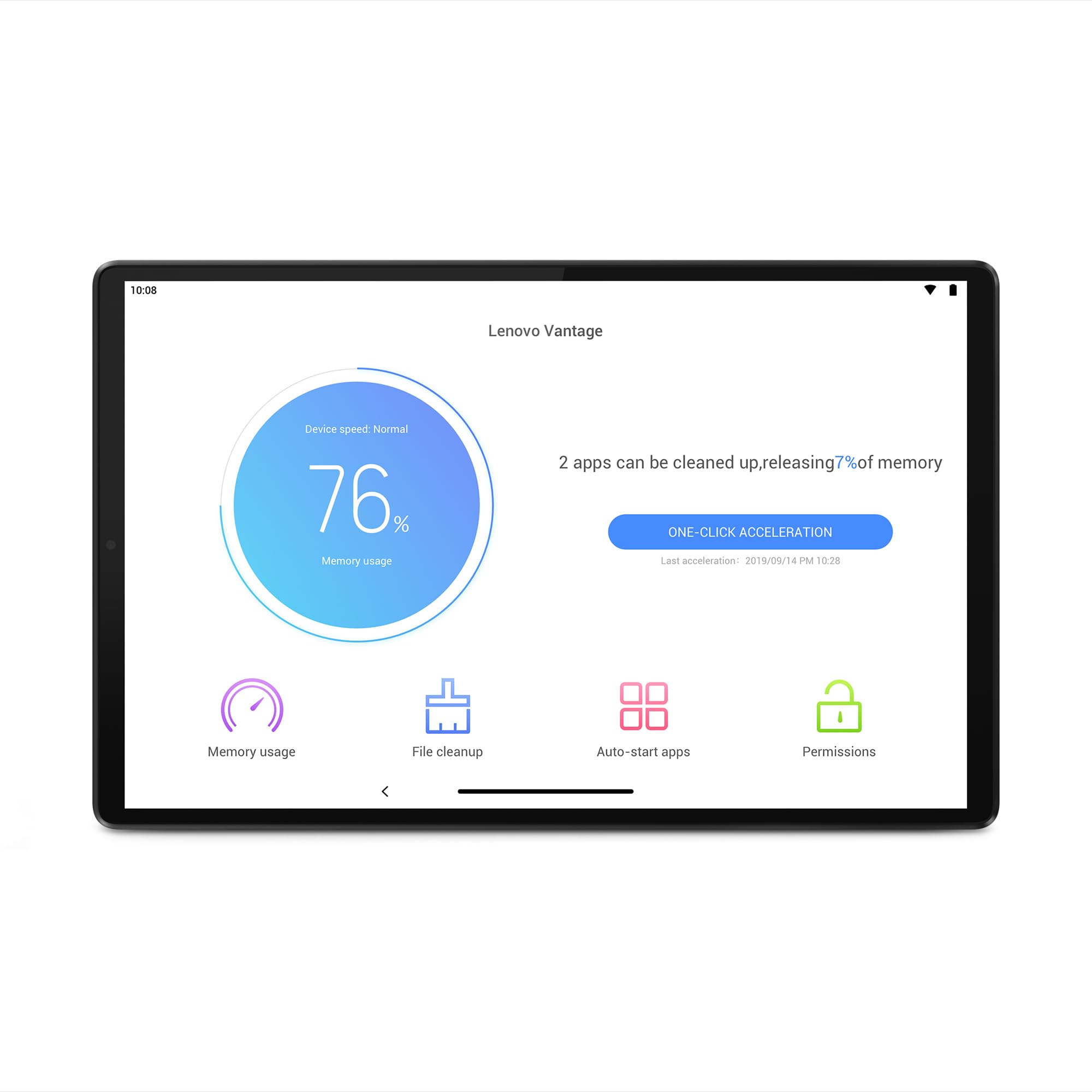 Lenovo Tab M10 Plus 2e gén Tablette tactile 10.3" FHD Gris (MediaTek P22T 8 Coeurs, 4 Go de RAM, 64 Go de stockage, WiFi, Android 9)