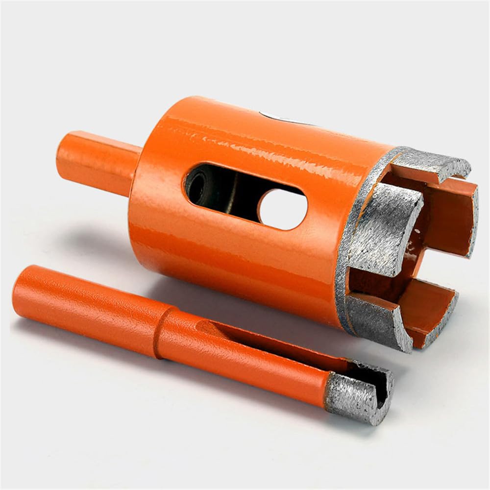 Sierra perforadora para baldosas de mármol de 6 mm a 100 mm Broca con núcleo de diamante para mármol Granito Ladrillo Azulejo Cerámica Perforación de hormigón, 100 mm
