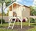 Produktbild Gartenwelt Riegelsberger Stelzenhaus Tobi 2 Spielturm B187 x T175 cm Spielhaus Podesthöhe 120cm Toby inkl. Dachpappe V13 Stelzenturm