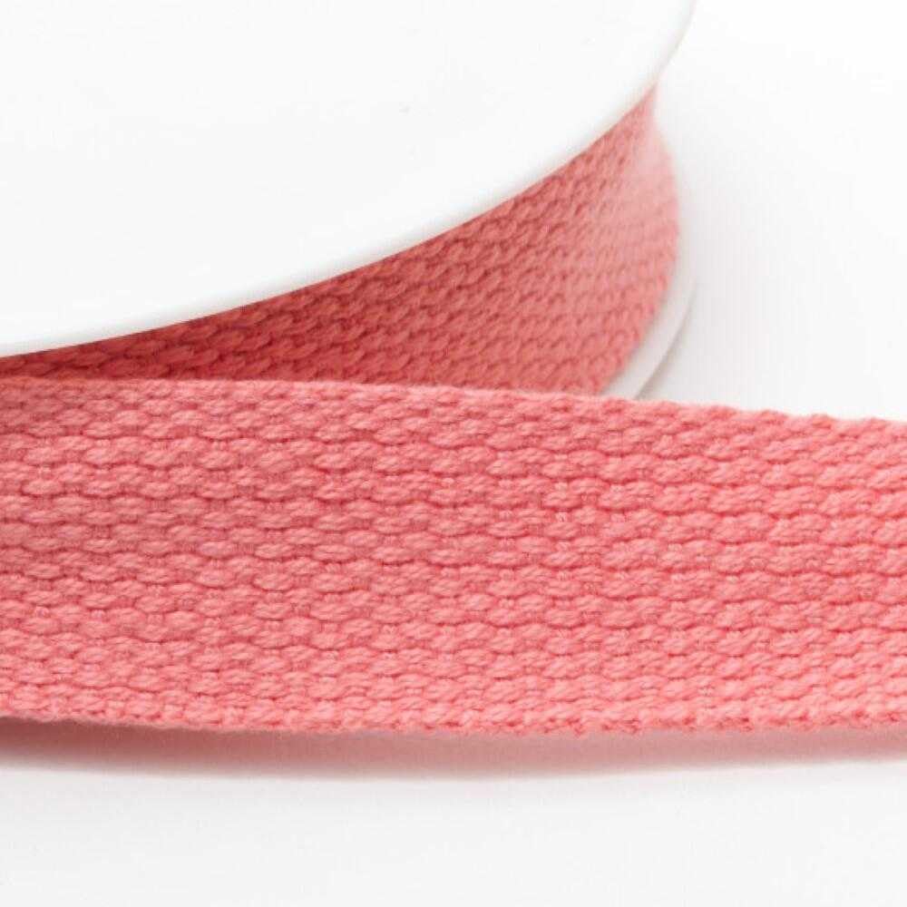 30mm Cotton Webbing 1.5mm Thick Bag Handle Etc 36 Color Buy 1 2 or 4 Metres 920D, 079 Coral Pink, 2 Metres