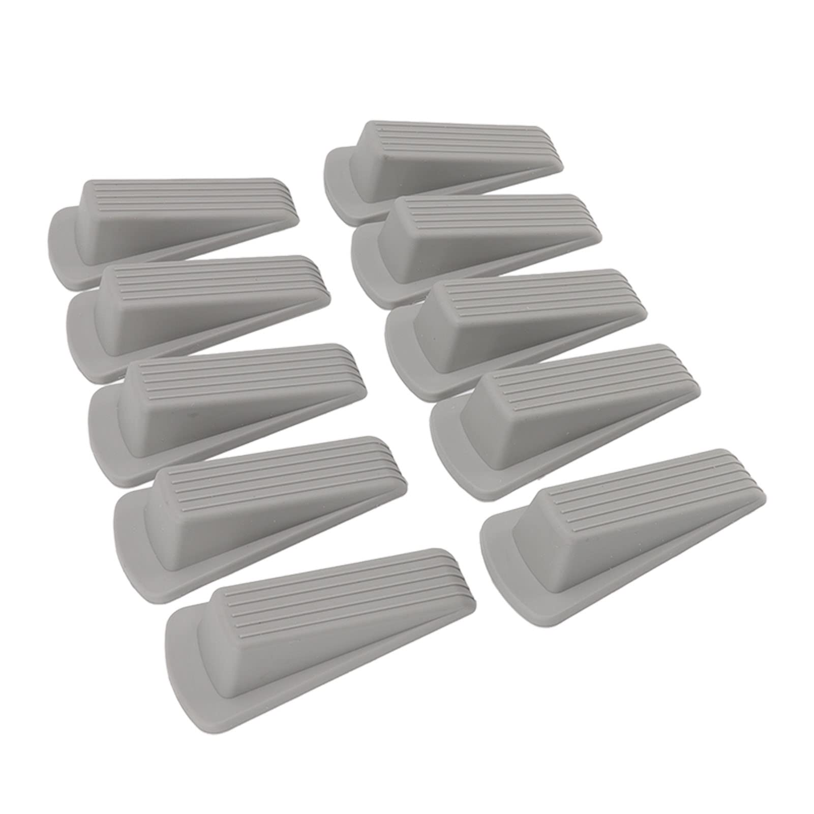 Fyearfly Door Wedge Stopper Door Stoppers 10 Pack, Thick Flexible TPR Door Wedge