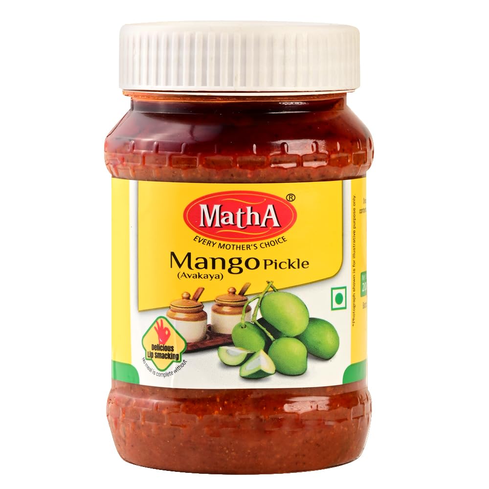 MathA Mango Avakaya Pickle, 200g | Aam Ka Aachar | Avakaya Pachadi | Authentic Special Mango Pickle | Homemade Taste & Quality (B0D7VXNZN3) Amazon Price History, Amazon Price Tracker