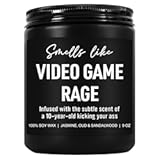 Funny Video Game Candle&comma; Gamer Gifts&comma; Gaming Gifts for Men&comma; Teenage Boys&comma; Video Game Lovers&comma; Cool Christmas&comma; Birthday Presents for Gamers&comma; Teen Boys&comma; Girls&comma; PC Gamer&comma; Dad&comma; Boyfriend&comma; Husband