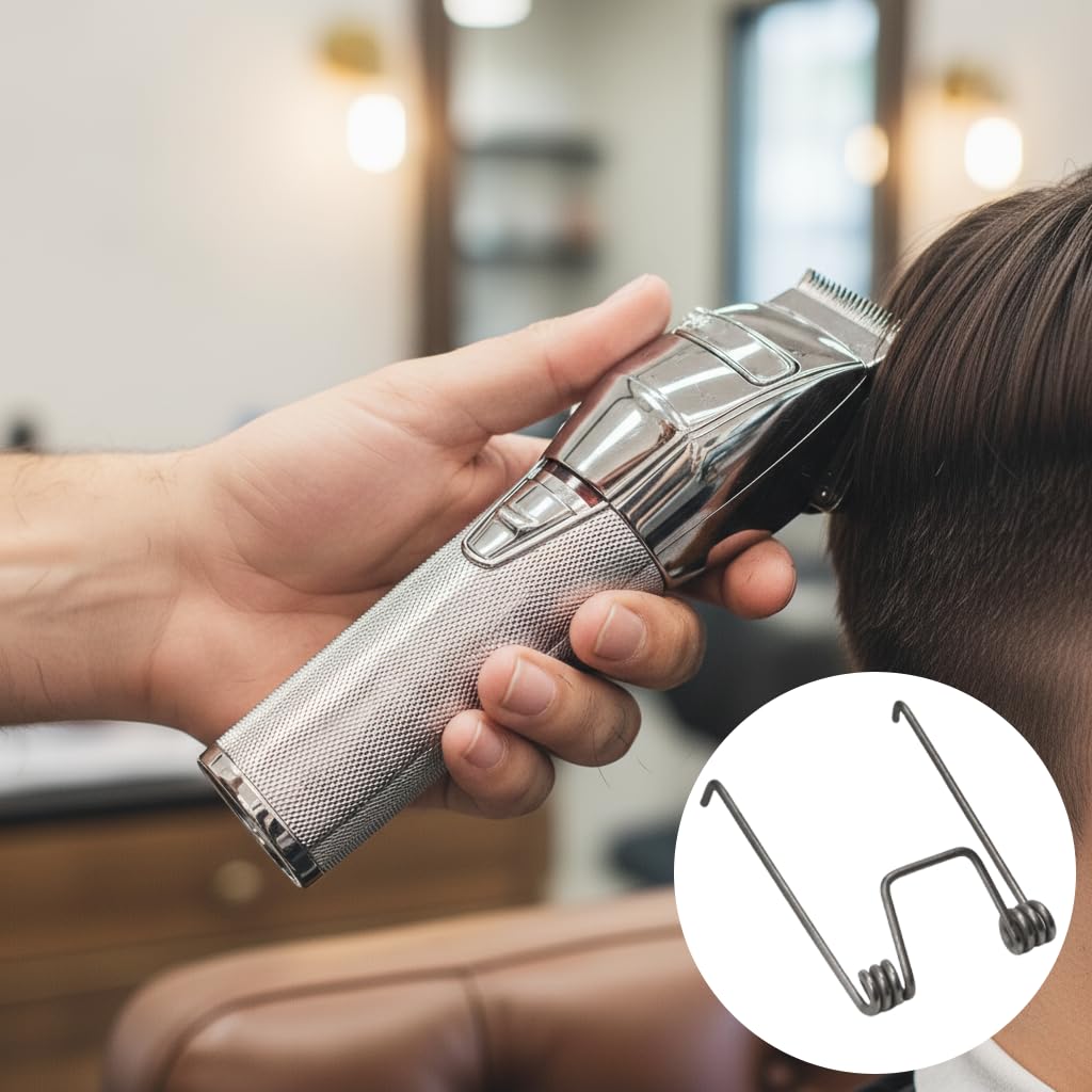 Hair Clipper Spring Tension - 10Pcs Steel Replacement for Babyliss FX870 Electric Trimmer, Hair Cutter Engraving Machine Repair Parts