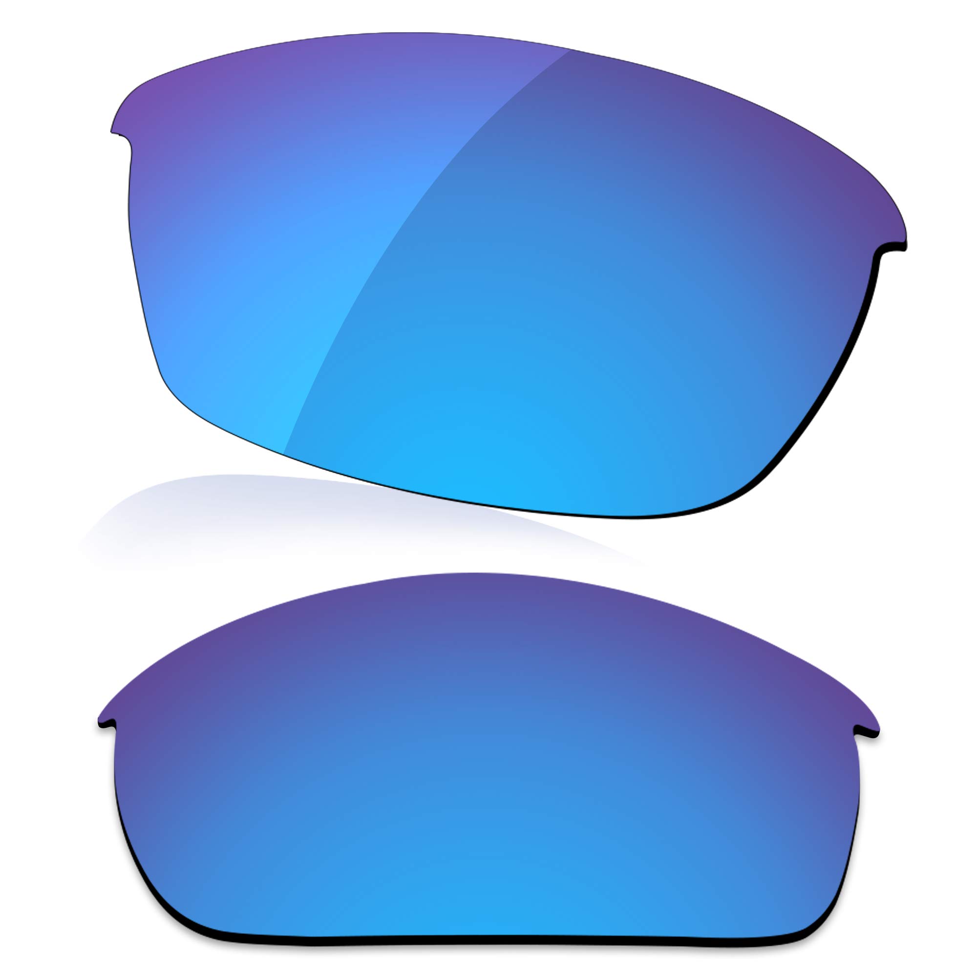 Lenzreborn Men's Ice Blue - Polarized Mirrored Polarized Lens Replacet For Oakley Bottlecap Sunglass