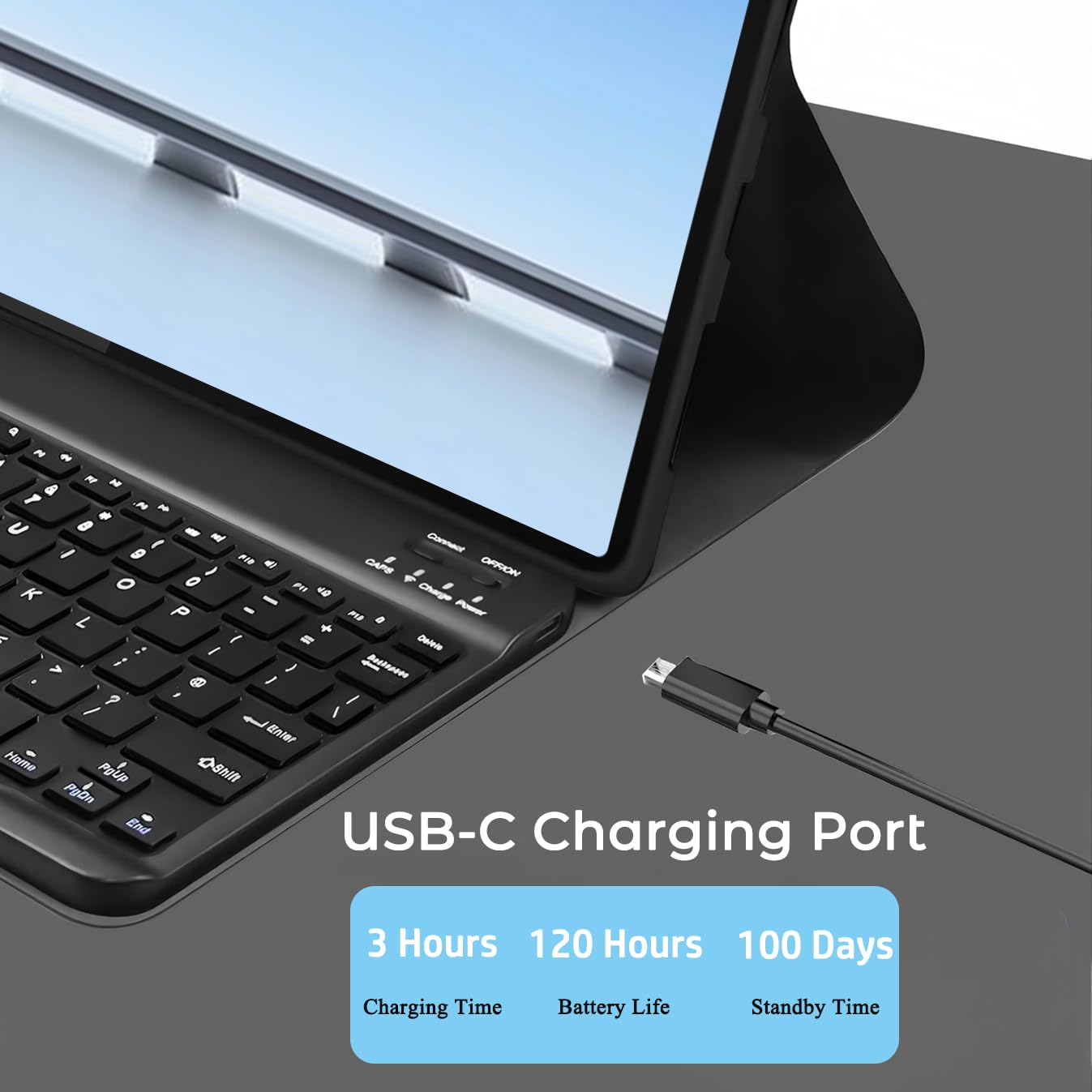 Amazon.com: Detachable Keyboard Case with Wireless Mouse for