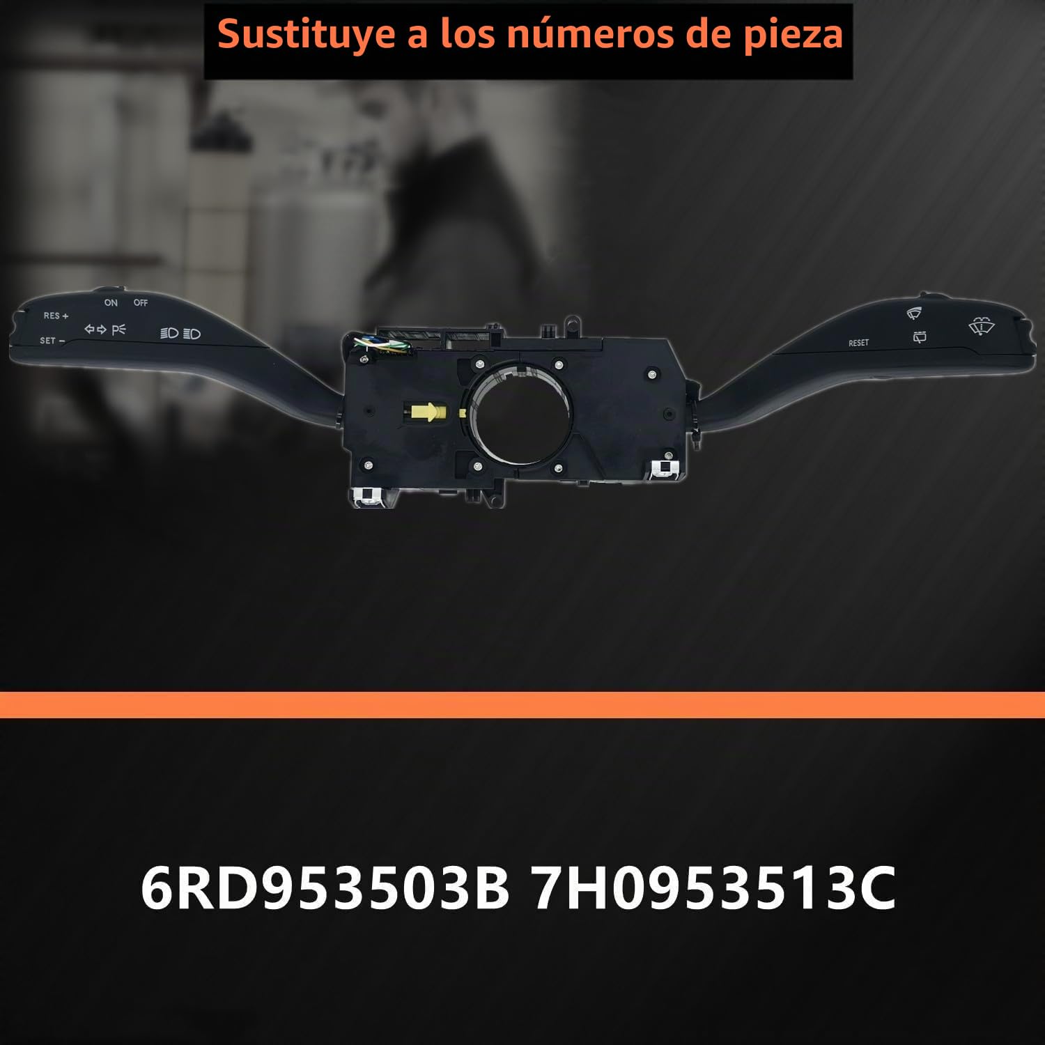 Interruptor Columna de Dirección palanca intermitente mando limpiaparabrisas para Seat Ibiza Skoda Fabia VW Transport 6RD953503B 7H0953513C