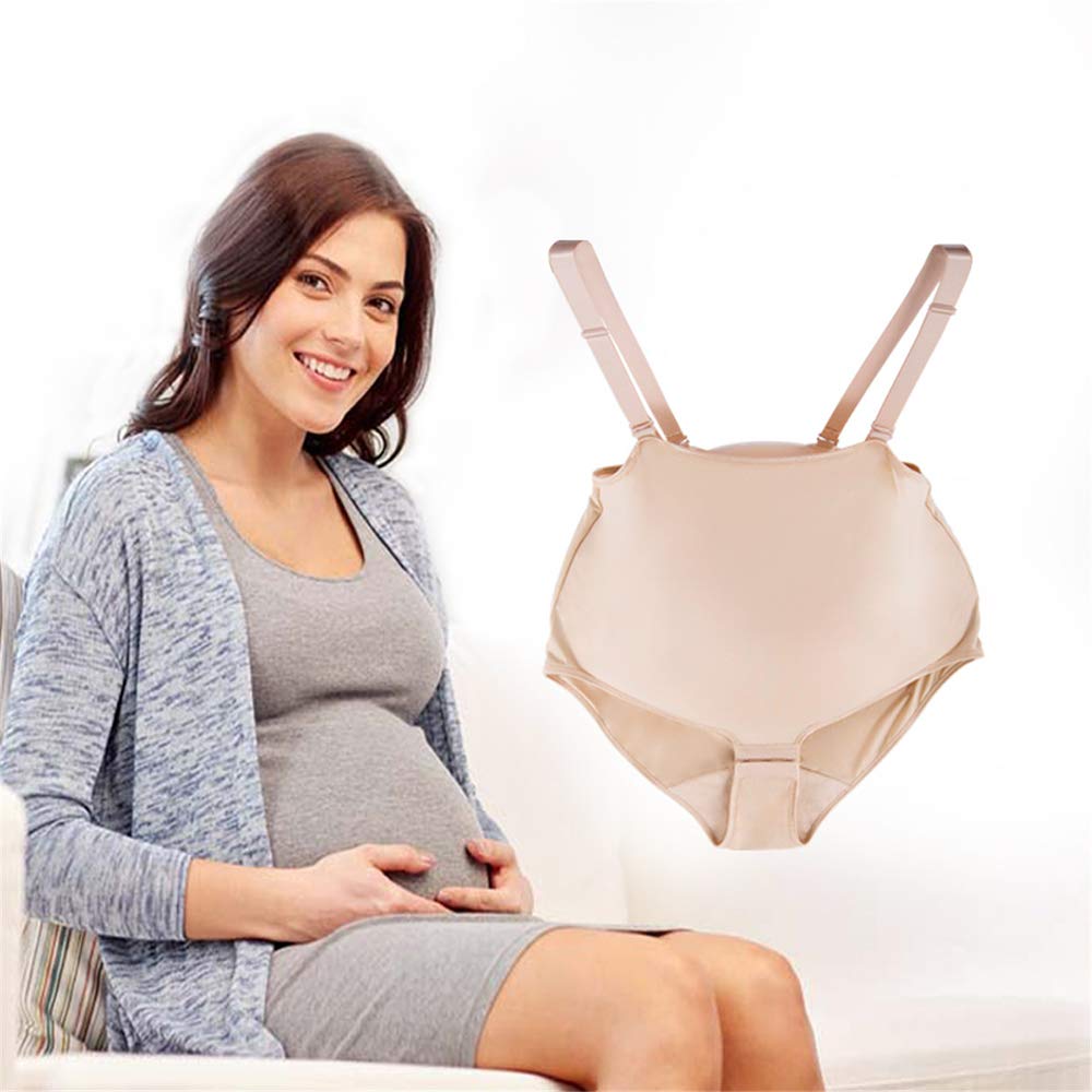 SHT Silicone Pancia Finta Pancia Finta Attore Attore Mostra Puntini Pancia Incinta in Silicone Donna Incinta,XXL