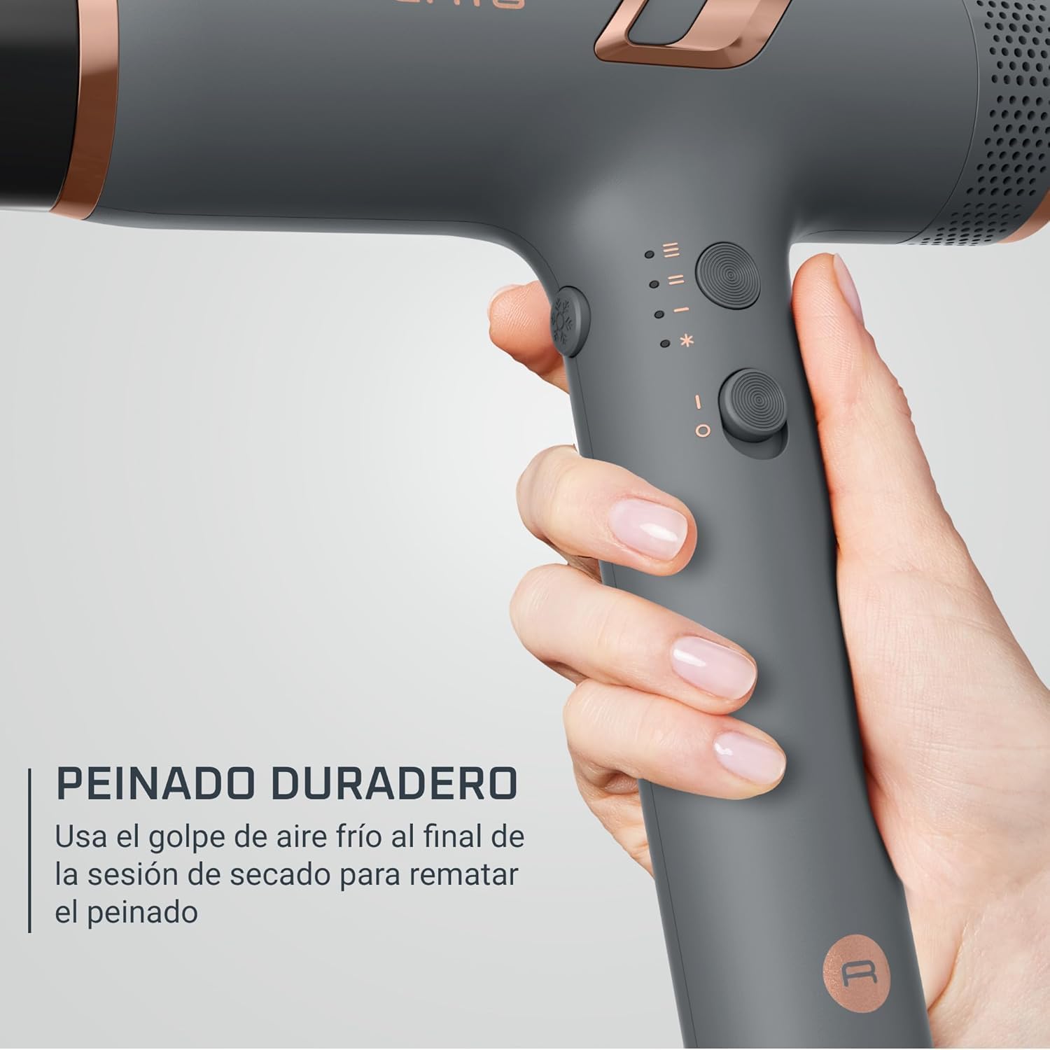 Rowenta Nano - Secador Profesional Compacto, Ligero, Motor de Alta Velocidad, Tecnología Ionic Control, Secado Rápido y Brillo Intenso, 1700W, HY8120