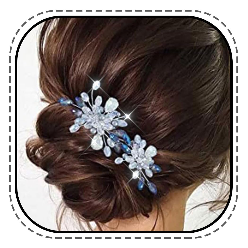12 Pcs Fermagli Per Capelli Con Strass Forcine Spirale Forcellino Da