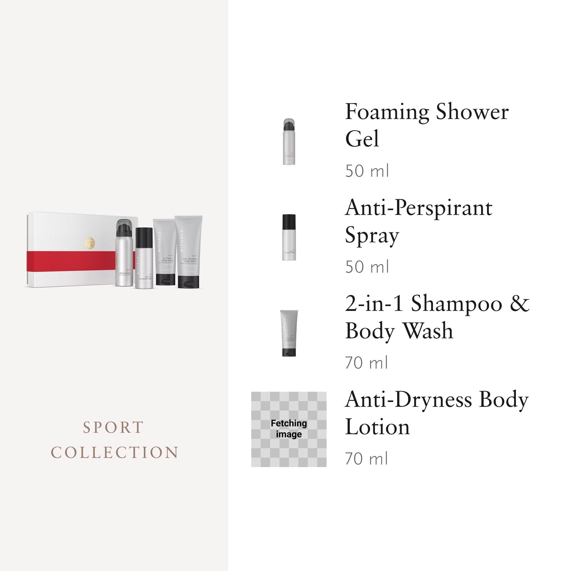 RITUALS Pflege-Set für Männer – hochwertige Produkte aus der Homme-Kollektion, inklusive Duschschaum, Shampoo & Duschgel, Anti-Transpirant Spray und Bodylotion – Small