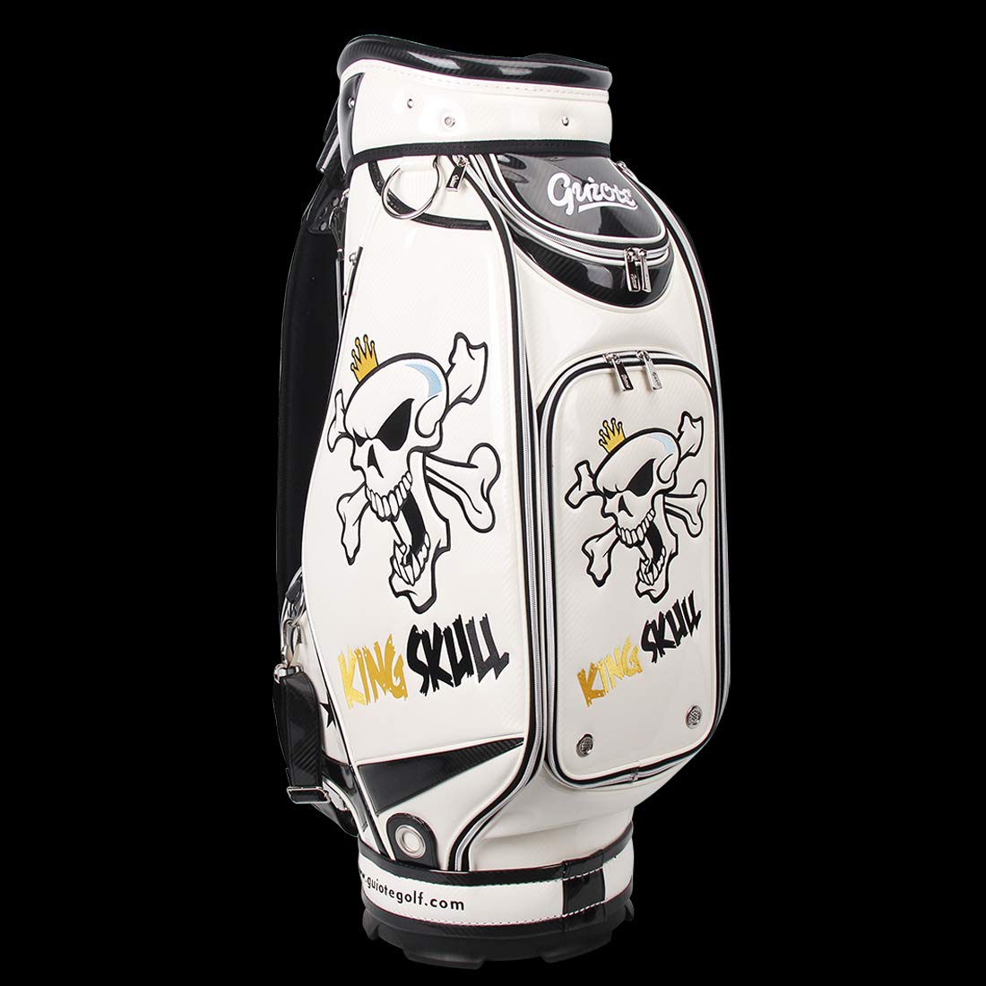 Amazon | GUIOTE Golf キャディバッグ Golf caddie bag PUレザー刺繍