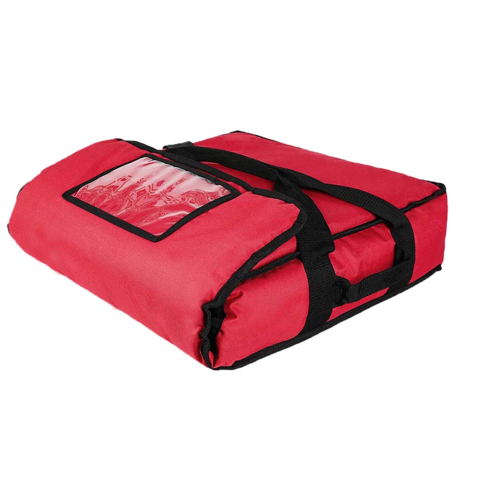 rockible Pizza Develivey Tasche, Pizza Wärmetaschen, Lebensmittel Liefertasche, Pizza Box Delivery Taschen für Den Persönlichen Und Professionellen Gebrauch, Rot 50x50x16cm