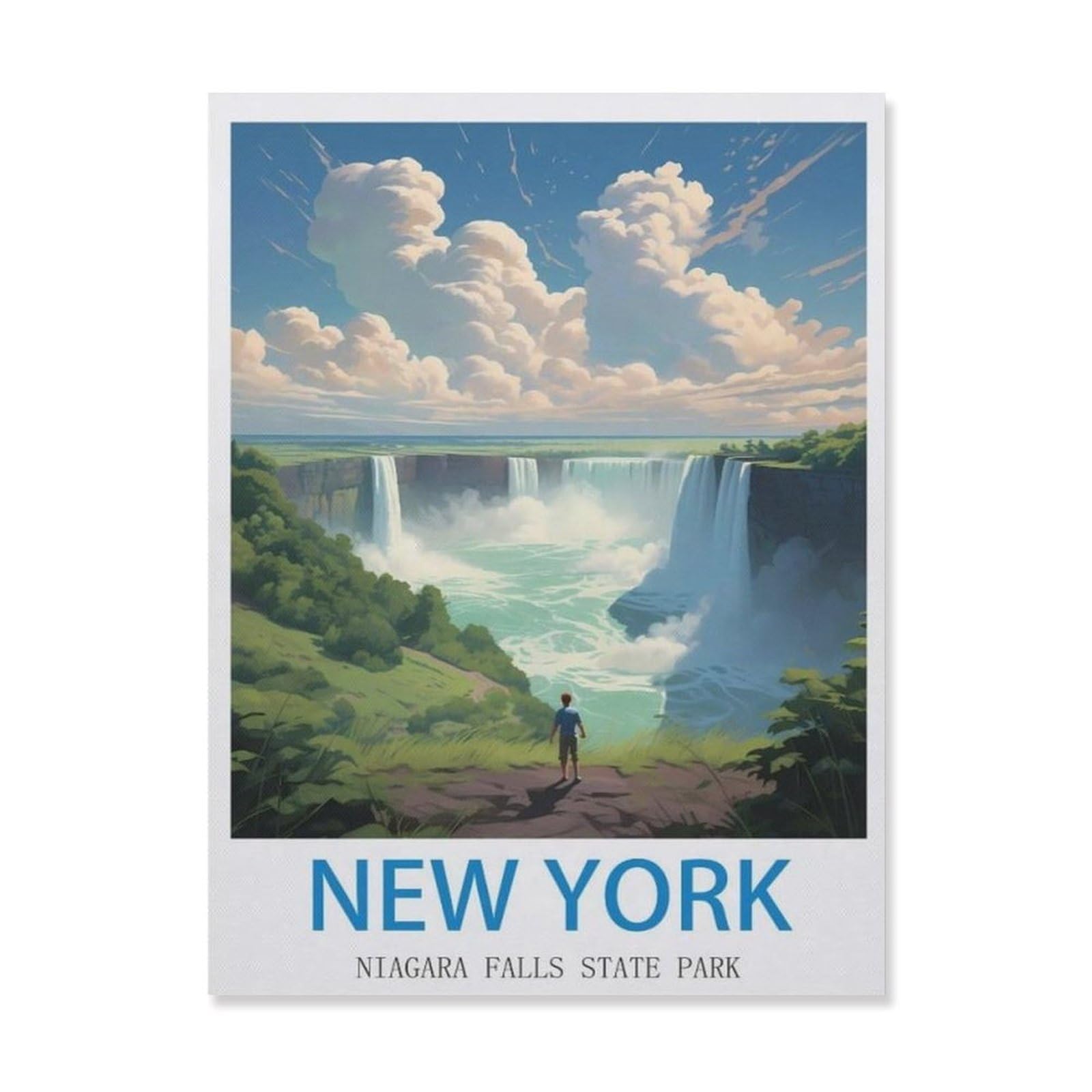Tin Sign，Niagara Falls State Park New York(30x40cm）