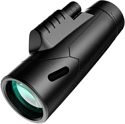 Telescopio Profesional para ver planetas Binoculares para Caza 10X42 Telescopio monocular de alta ampliación con clip de fotos para teléfono móvil,