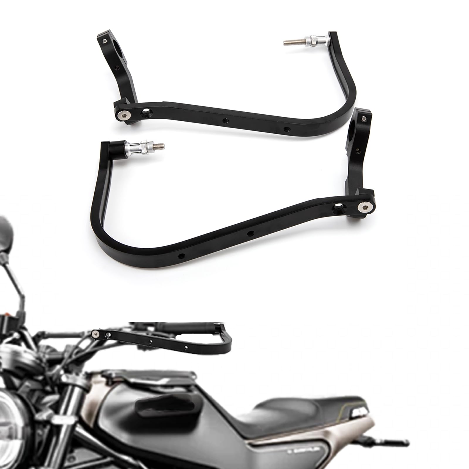 Protège-mains 22 mm pour moto, dirt bike, MX, ATV, tout-terrain, en aluminium, protection universelle pour guidon