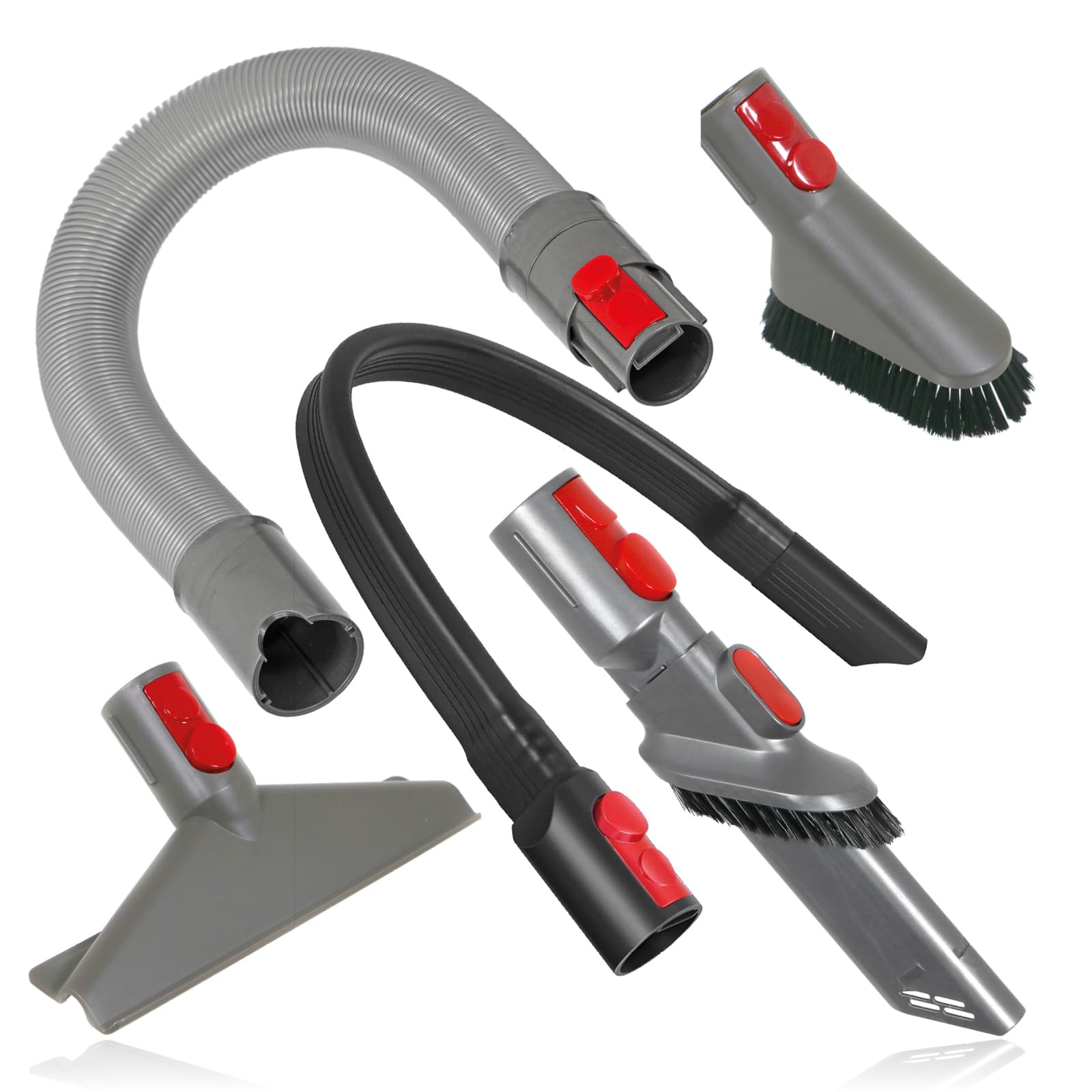 Spares2go Car Valeting Kit with Extension Hose for Dyson V7 V8 V10 V11 V12 V15 Home Clean