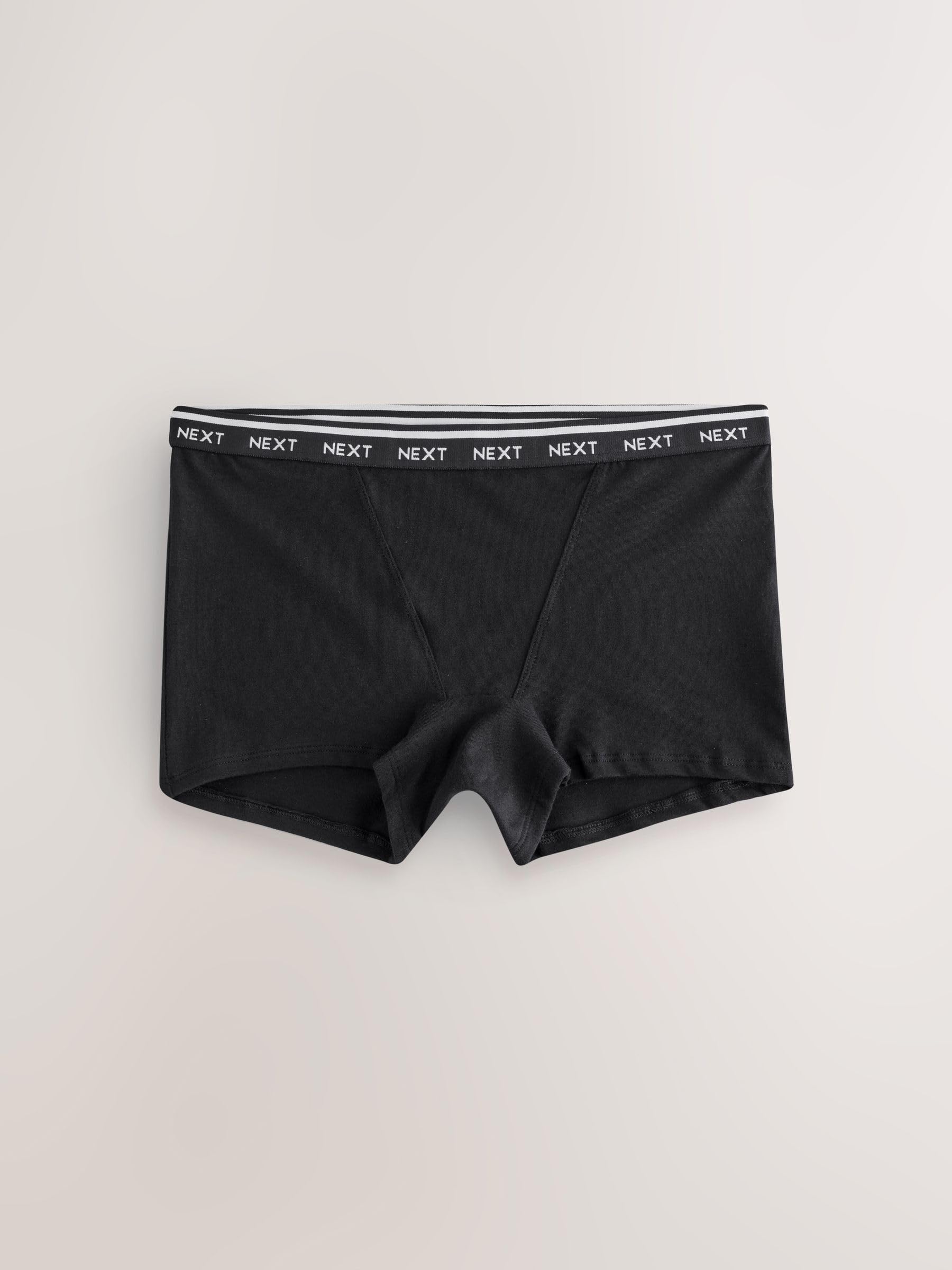 NEXT Damen Baumwollslips mit Logo im 7er-Pack, Boyshorts