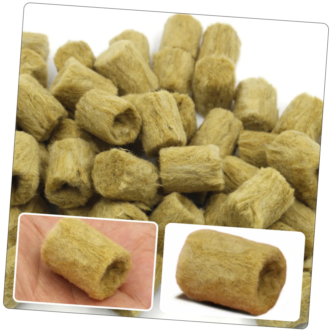 BESPORTBLE 400piezas Cubos De Cultivo Hidropónico Roca para Propagación De Plantas Sin Suelo para Jardinería y Germinación Alta Capacidad De Absorción De Agua