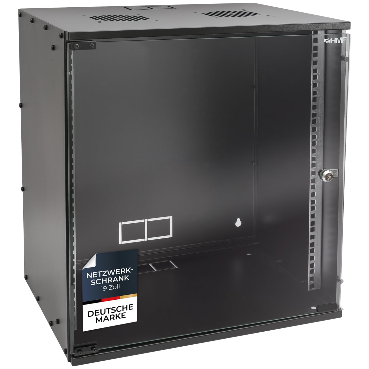 HMF 65712-02 Netzwerkschrank, Serverschrank 19 Zoll