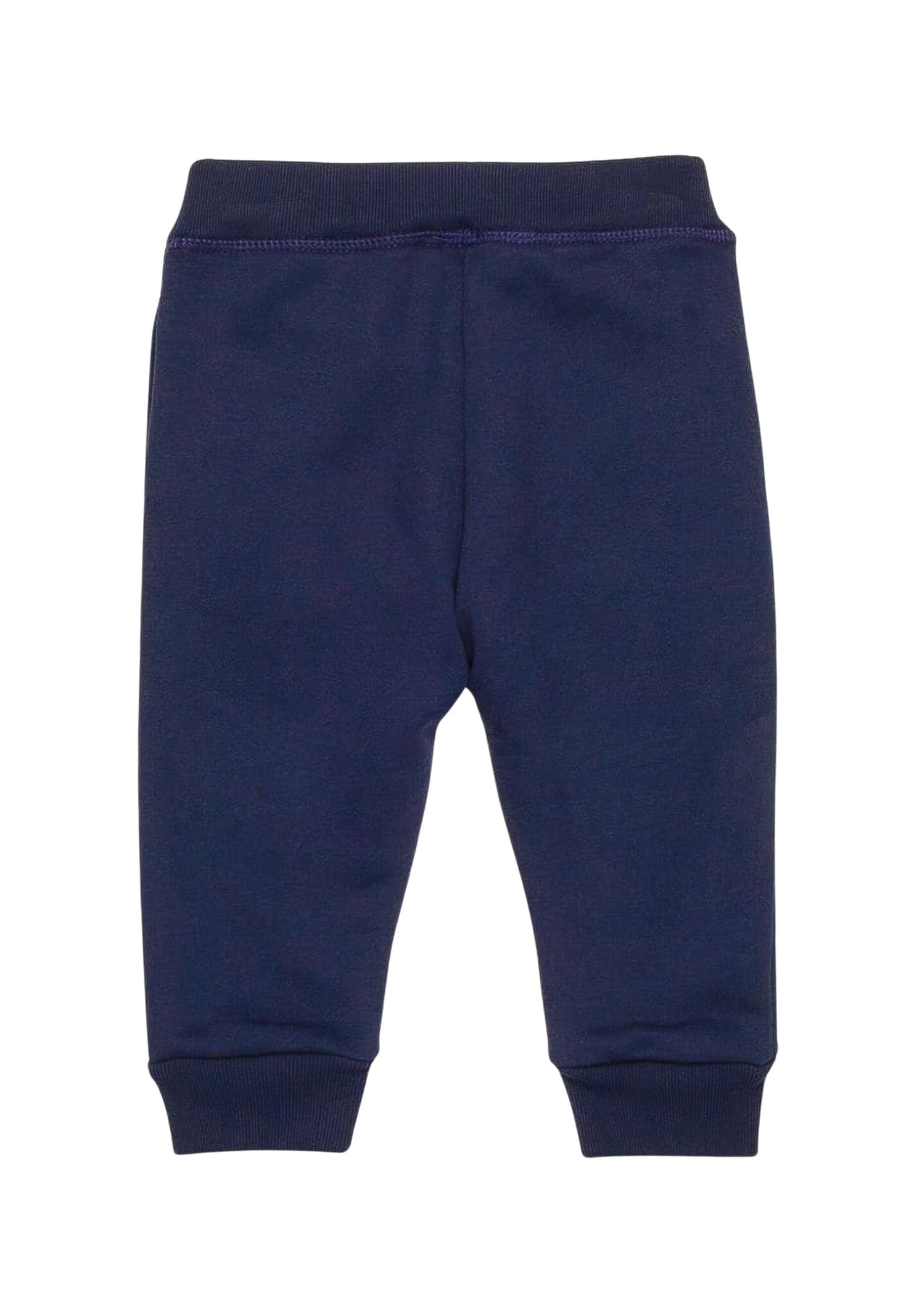 DSQUARED2 Blaue Babyhose mit Logo-Aufdruck