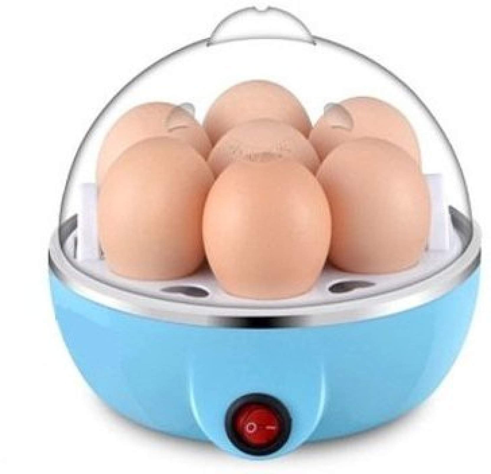 CLOMANA® Egg Boiler Electric Automatic Off 7 Egg Poacher for Steaming, Cooking, Boiling and Frying, Multicolour-image-48