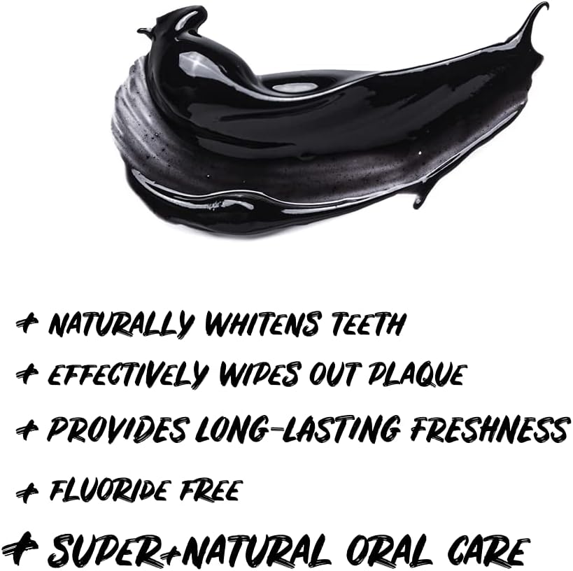 Ecodenta Charcoal Toothpaste, Teeth Whitening Toothpaste I Naturally