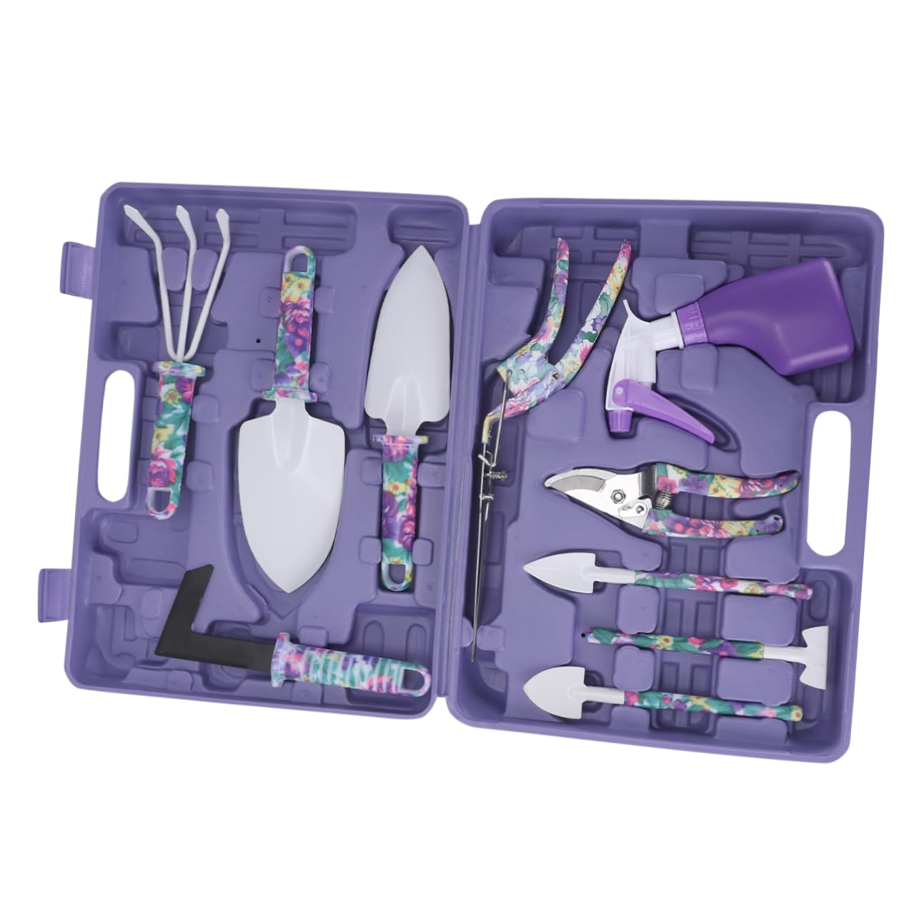 HEMOTON 10pièces Outils De Jardinage avec Râteau Cisaille Pelle Kit De Jardinage Robuste pour Travaux De Et Soulevage De Plantes