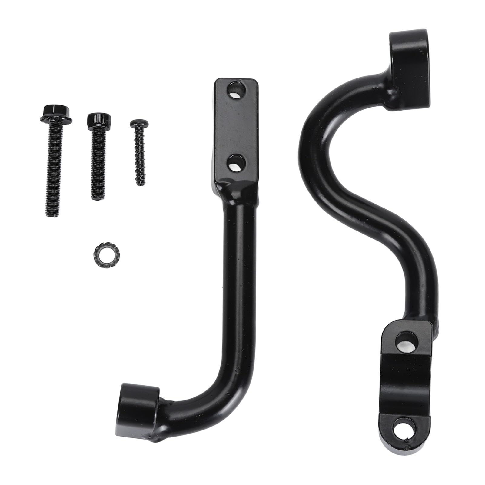 GLOGLOW Paramani in Polietilene con Staffe di Montaggio in Alluminio 3 Ricambi OE Protezione da e Rami per Piloti ATV Kit di Protezioni Paramani Sportsman Black Automobile e