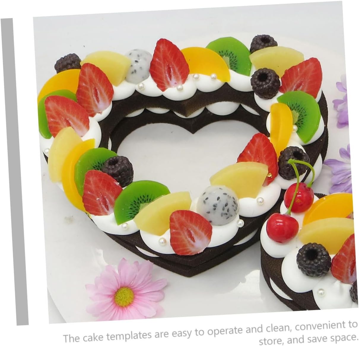 37pcs DIY Baking Cake Molds Number Stencils Heart Shape Alphabet Templates Safe to Clean Store