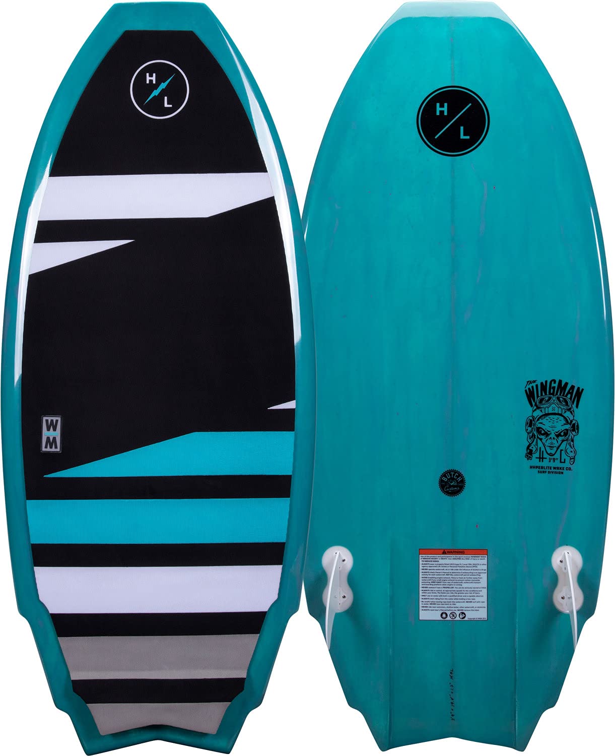 Hyperlite Wingman Jr. Kids Wakesurfer Teal/Black 3ft 9in