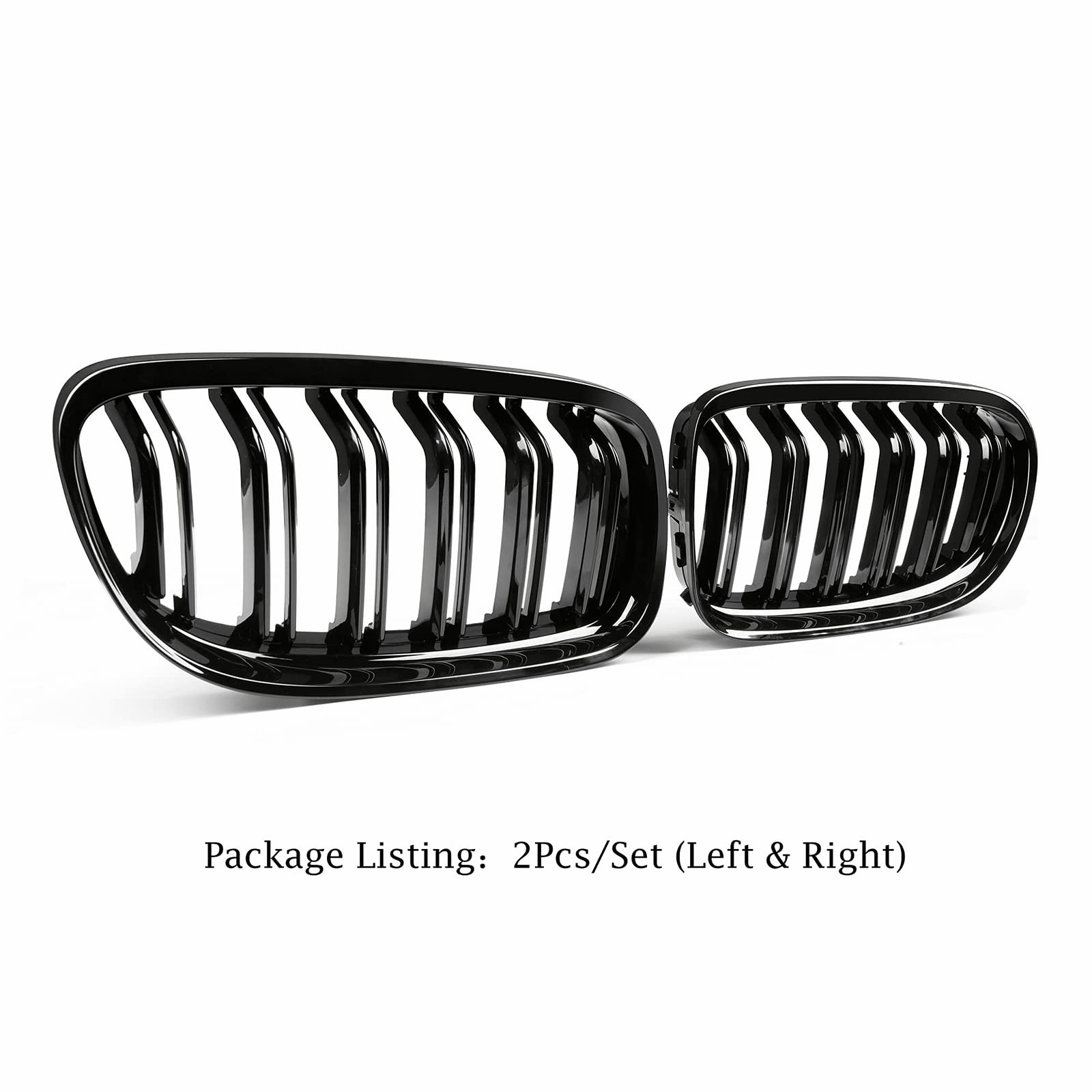 Kratka E92 E93 do BMW serii 3 E92 E93 Kidney Grill akcesoria serii 3 błyszczący czarny grill z podwójną listwą 2006 2007 2008 2009