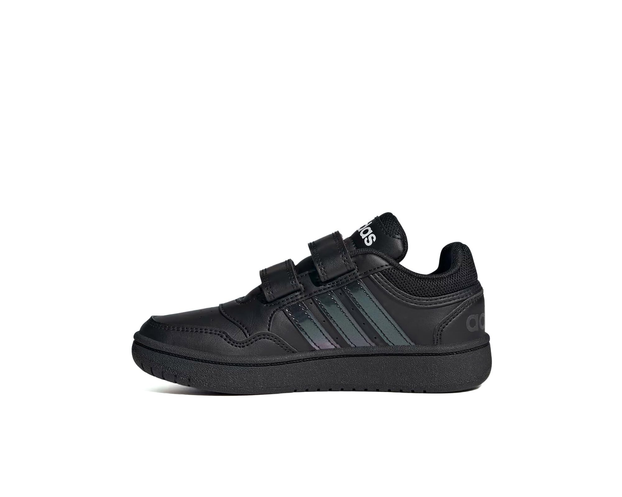 Girl's Adidas Youths Hoops 3.0 Trainers (Black) - Size: 5.5