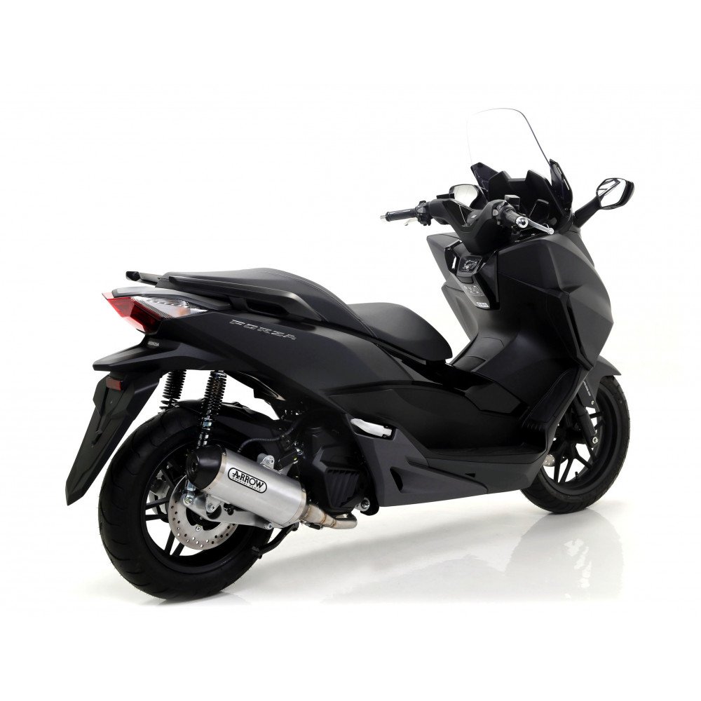 ARROW URBAN ALUMINIUM DARK SILENCER HONDA FORZA 125 '15/20 HOMOLOGATED