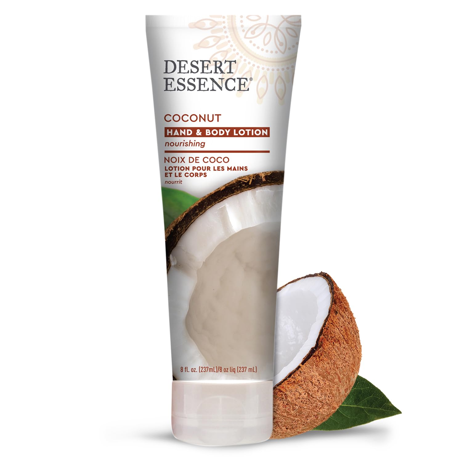 Desert Essence Loción de manos y cuerpo de coco 8 fl oz
