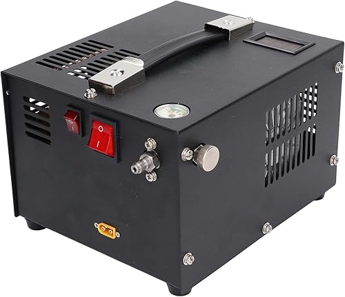 Miniatura 6 de Compresor de aire portátil PCP 4500psi 30MPa Aceite y agua Bomba de alta presión Pcp Compresor para pistola de aire, paintball, buceo, energía por