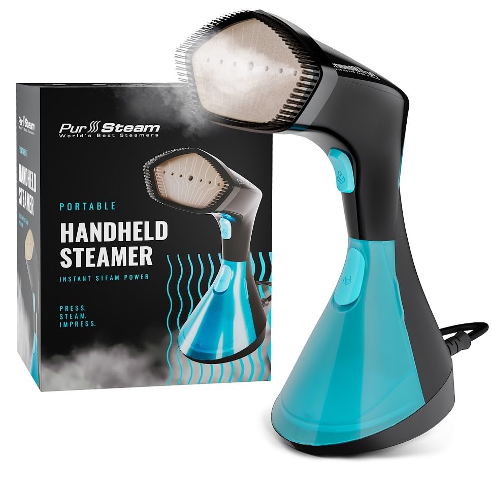 PurSteam Handheld Garment Steamer for Clothes – Powerful Wrinkle ...