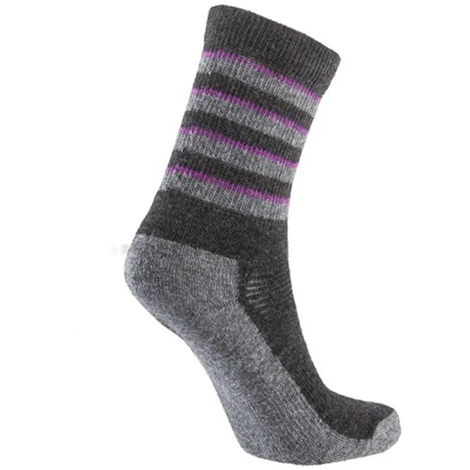 Calcetines unisex for niños, calcetines de senderismo, gruesos, cálidos, térmicos, for exteriores, talla europea 31-34 Para Trekking, Ciclismo, Snowboard