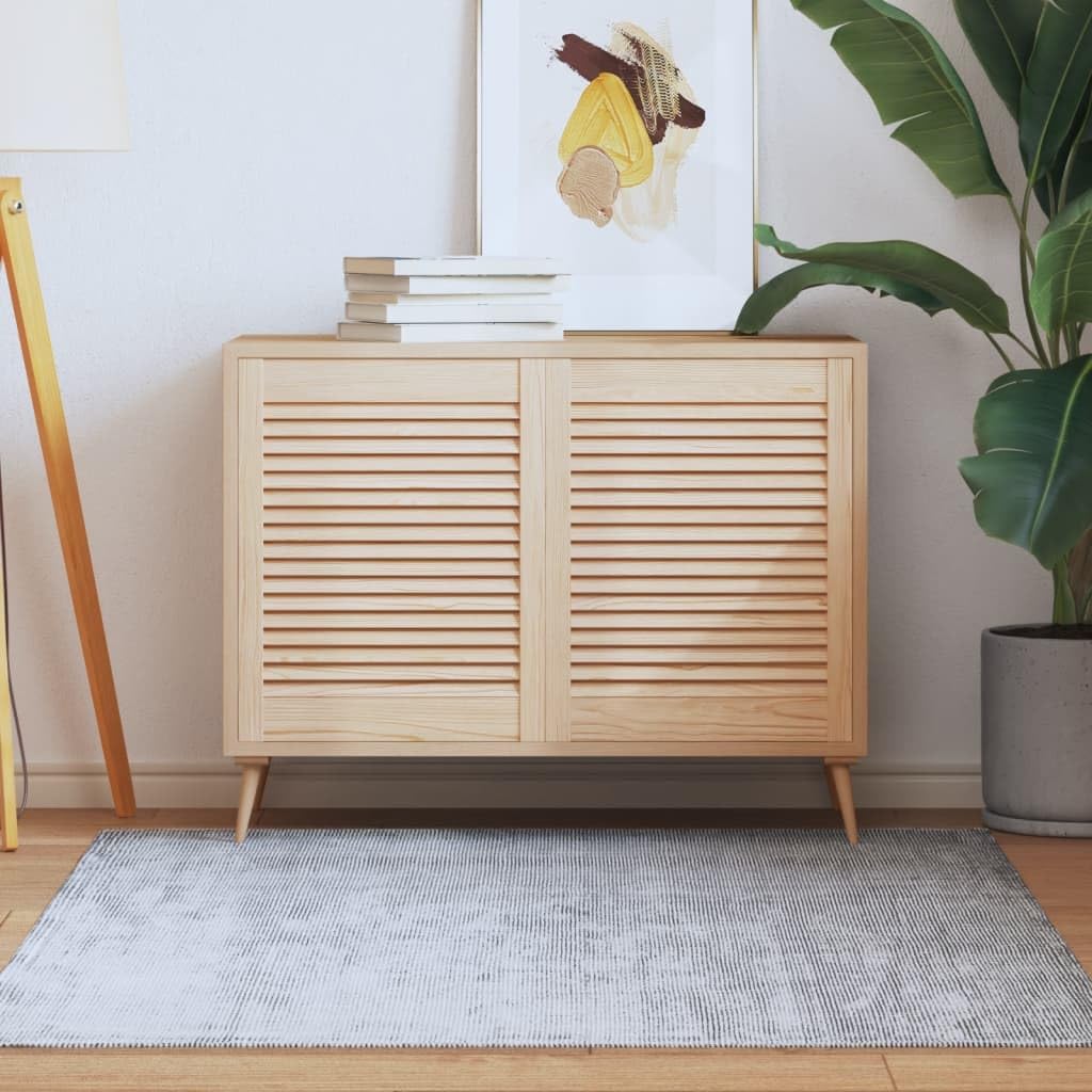 vidaXL Ante a Lamelle 2 pz in Legno Massello di Pino 61,5x49,4 cm