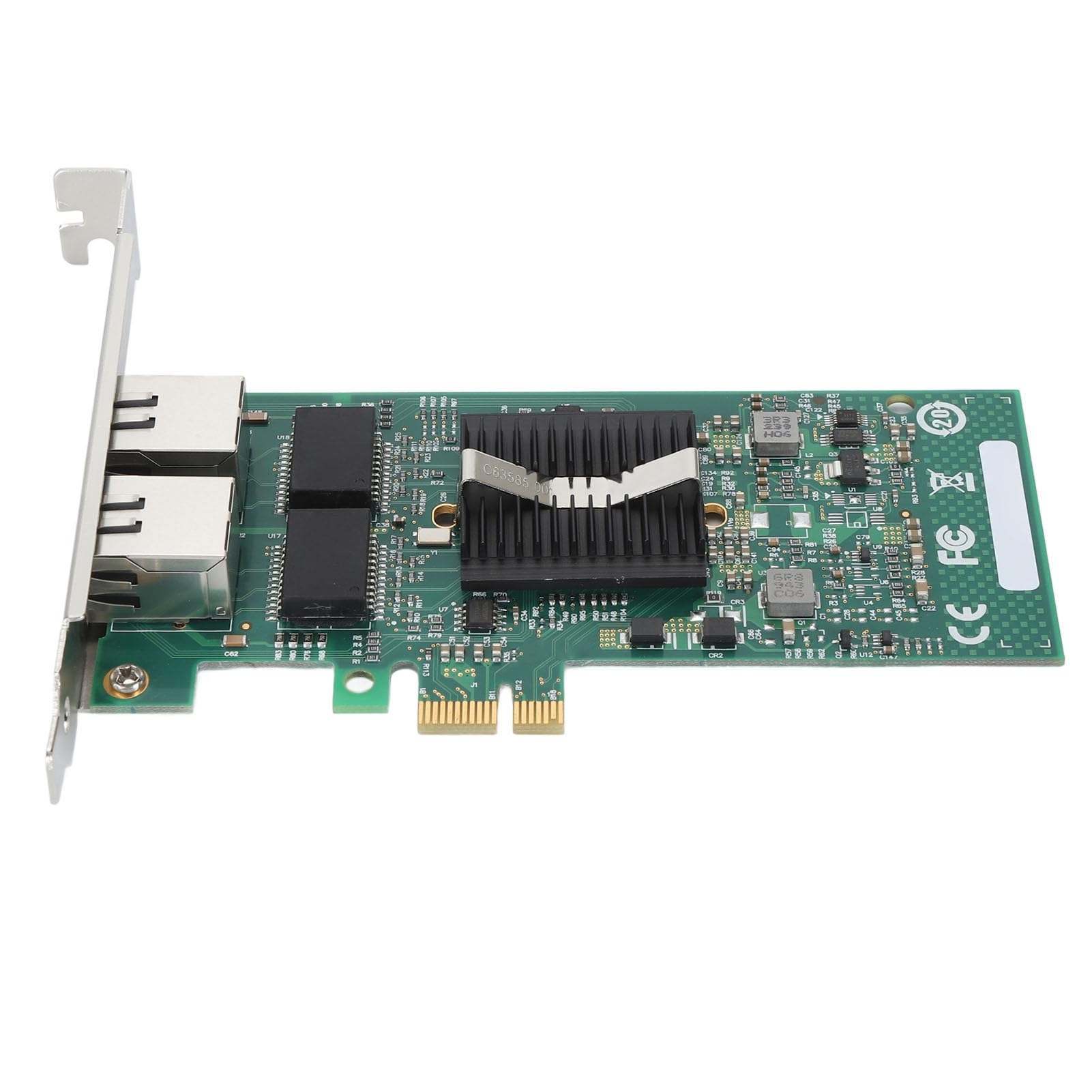 Tarjeta de Red Gigabit PCIE X1 de Doble Puerto, Chip 82575