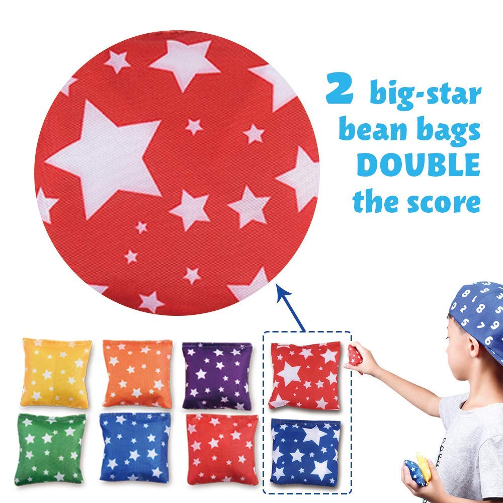 RaboSky Small Bean Bags for Kids Tossing Game, Mini Beanbags Cornhole