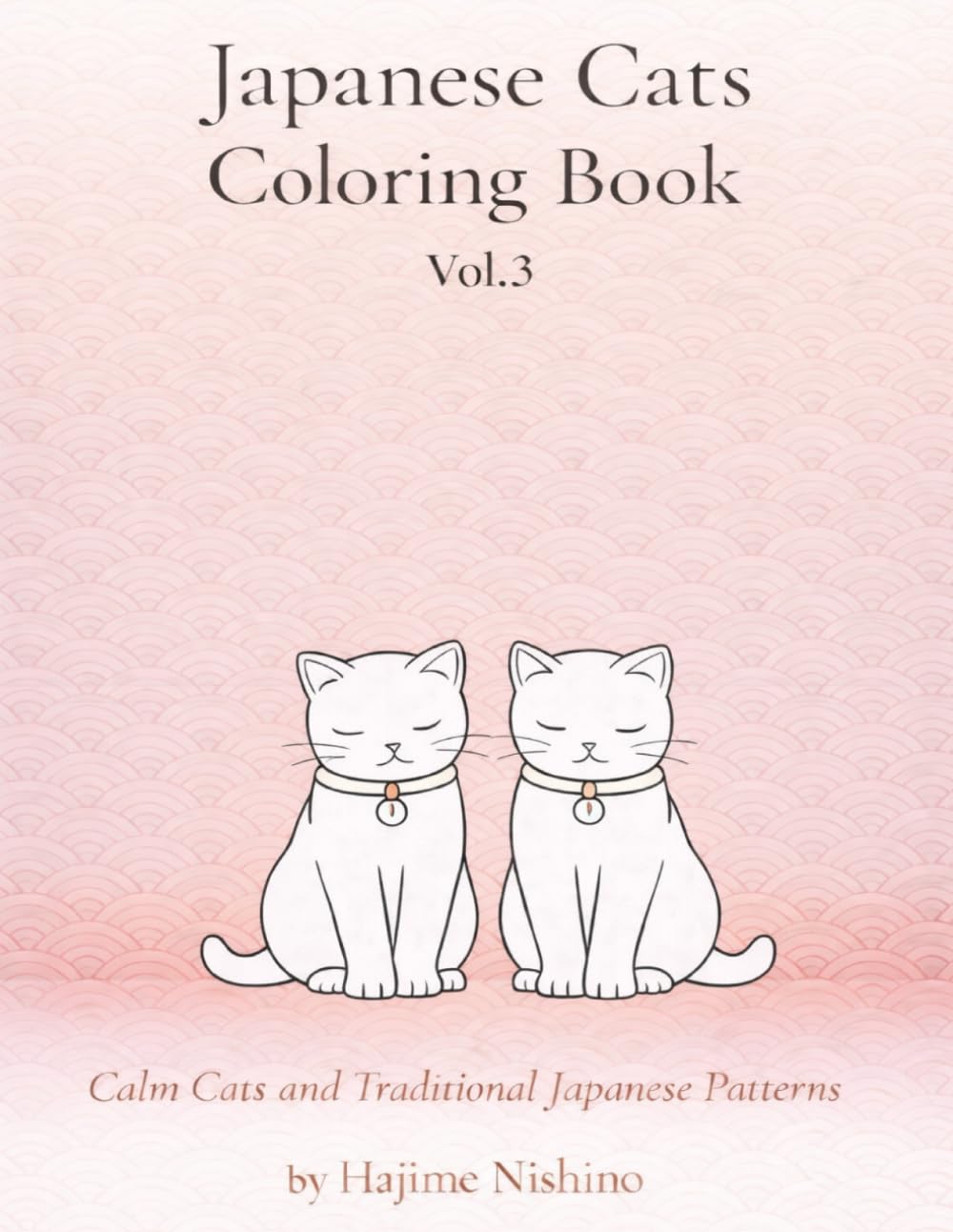 Cats and Japanese Patterns Coloring Book Vol.3