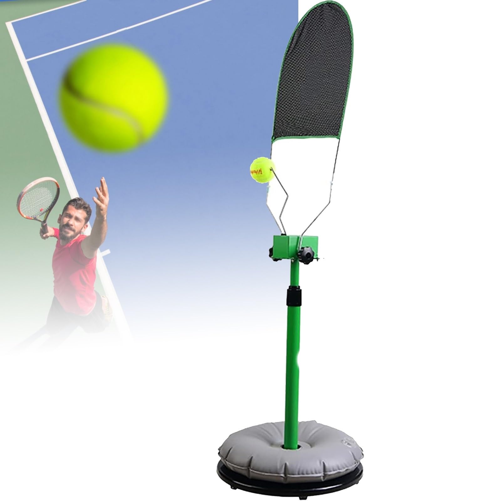 Outil d'entraînement de tennis d'auto-entraînement intérieur adultes
