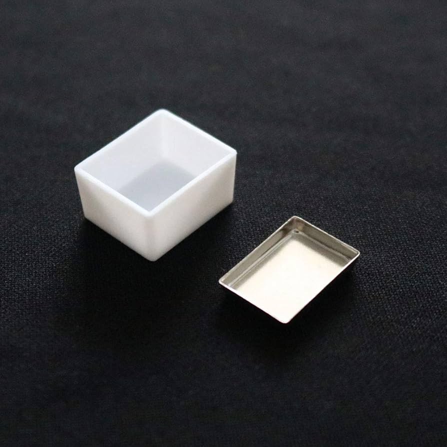 【マテリアル】ページ　　リクエスト商品のため Amazon.co.jp: FCLUB 100Pack Empty Rectangle Metal Tin