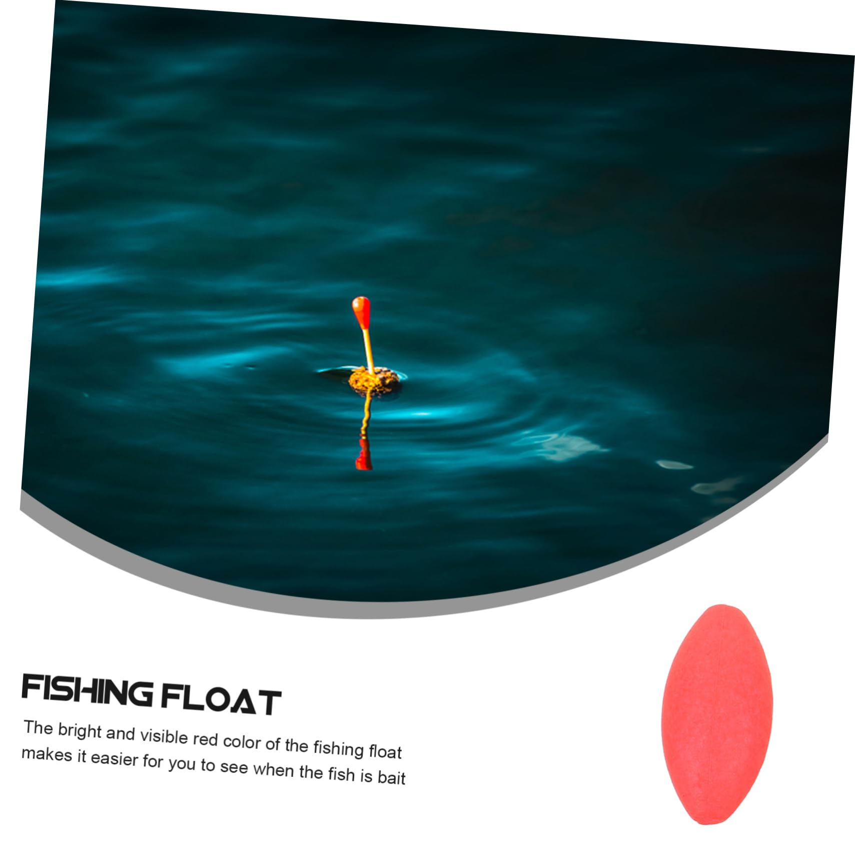 SUPVOX Kit Slittamento Galleggiante da Pesca Il Piolo Galleggia Galleggianti Esche Appiccicose Strumento di Pesca Accessori per La Pesca Arnesi da Pesca Plastica Rosso