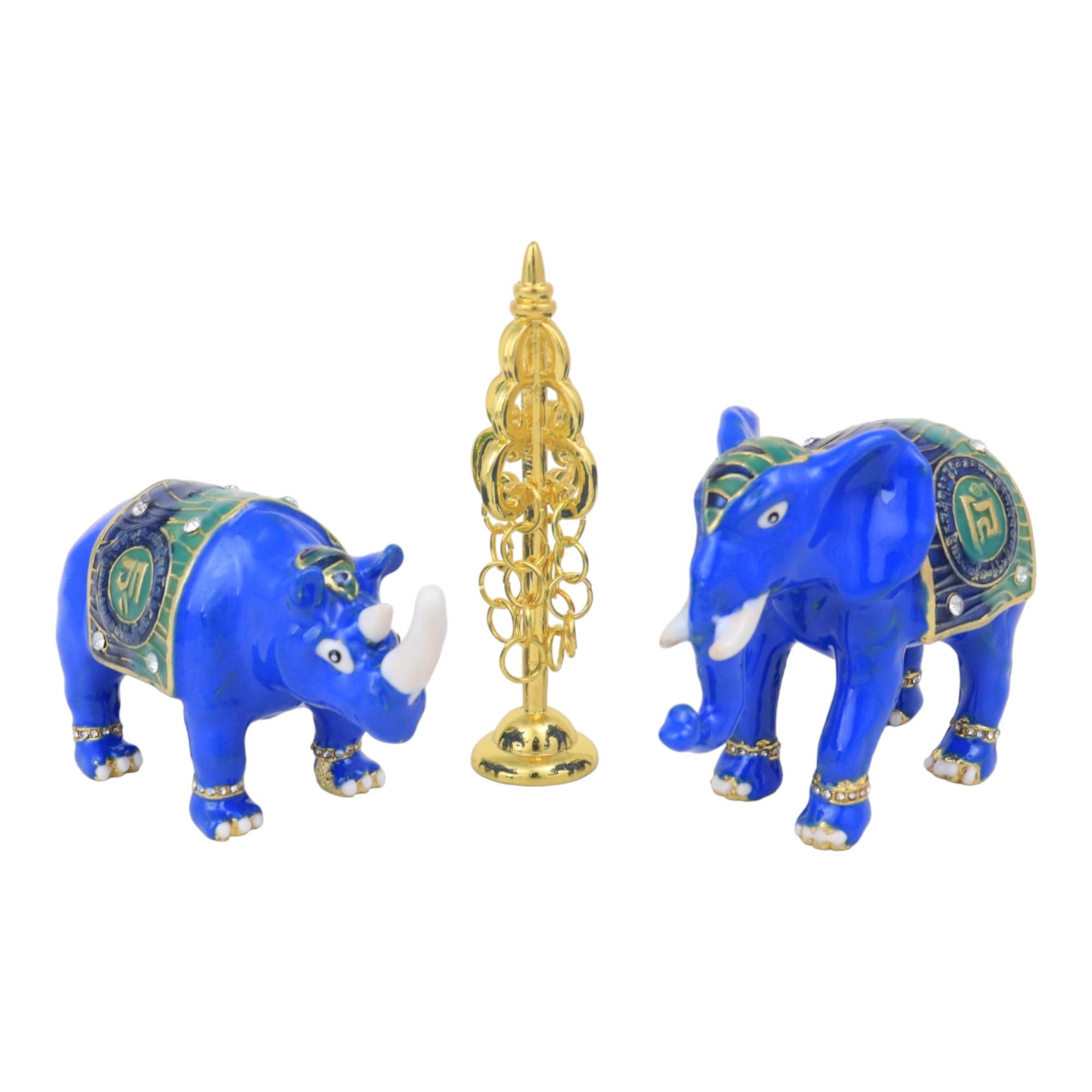Amazon.com: Feng Shui Import Elephant and Rhinoceros w/Ksitigarbha