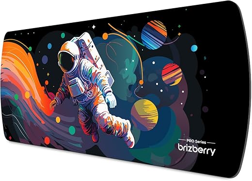 ARTBRIZ® Brizberry Extended Mouse Pad, Desk Mat, 740mm x 310mm x 3mm Large Printed Premium Anti Skid Rubber Base for Desktop Laptop Keyboard (DM…