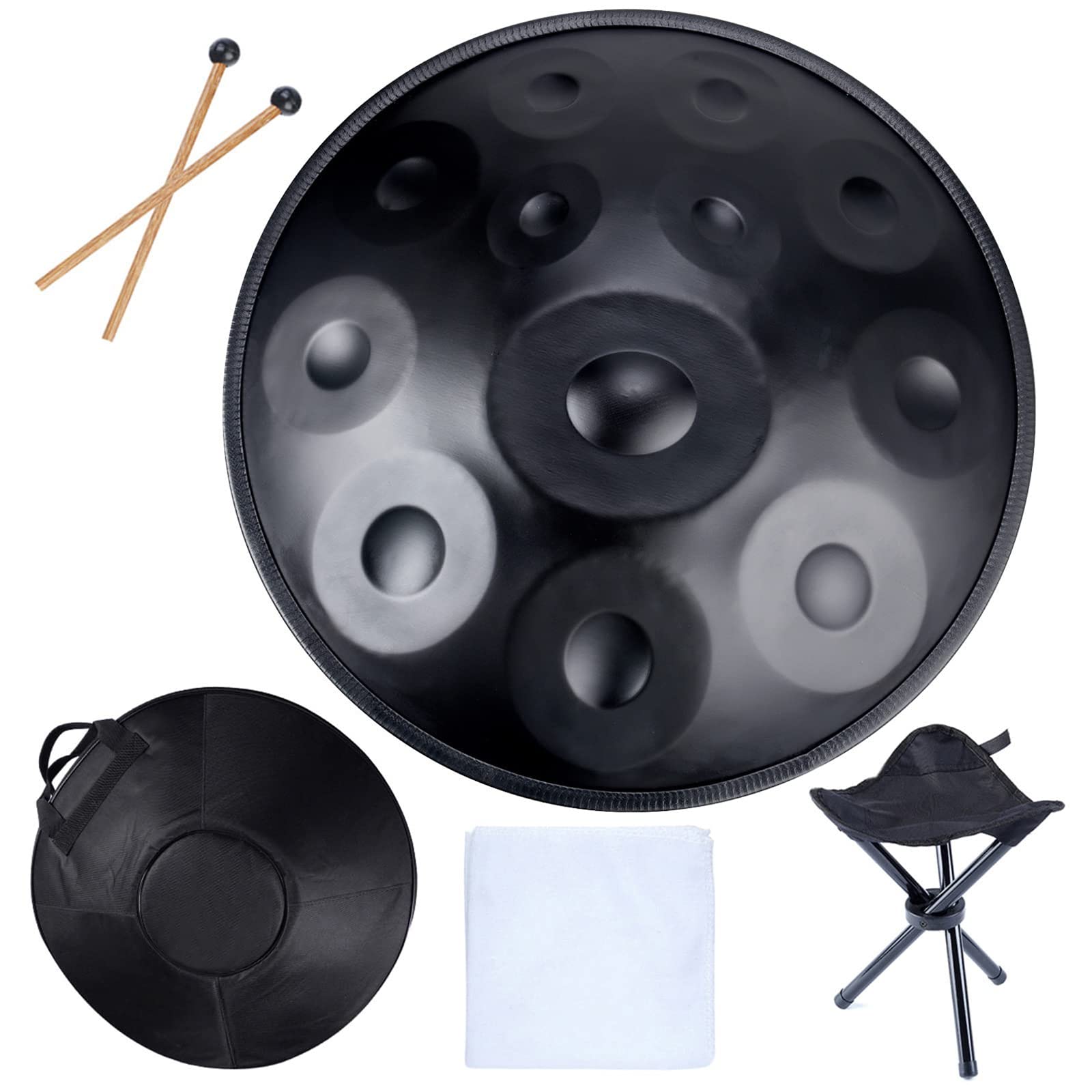 Amazon｜ハンドパンドラム、22インチ打楽器スチールハンドドラム