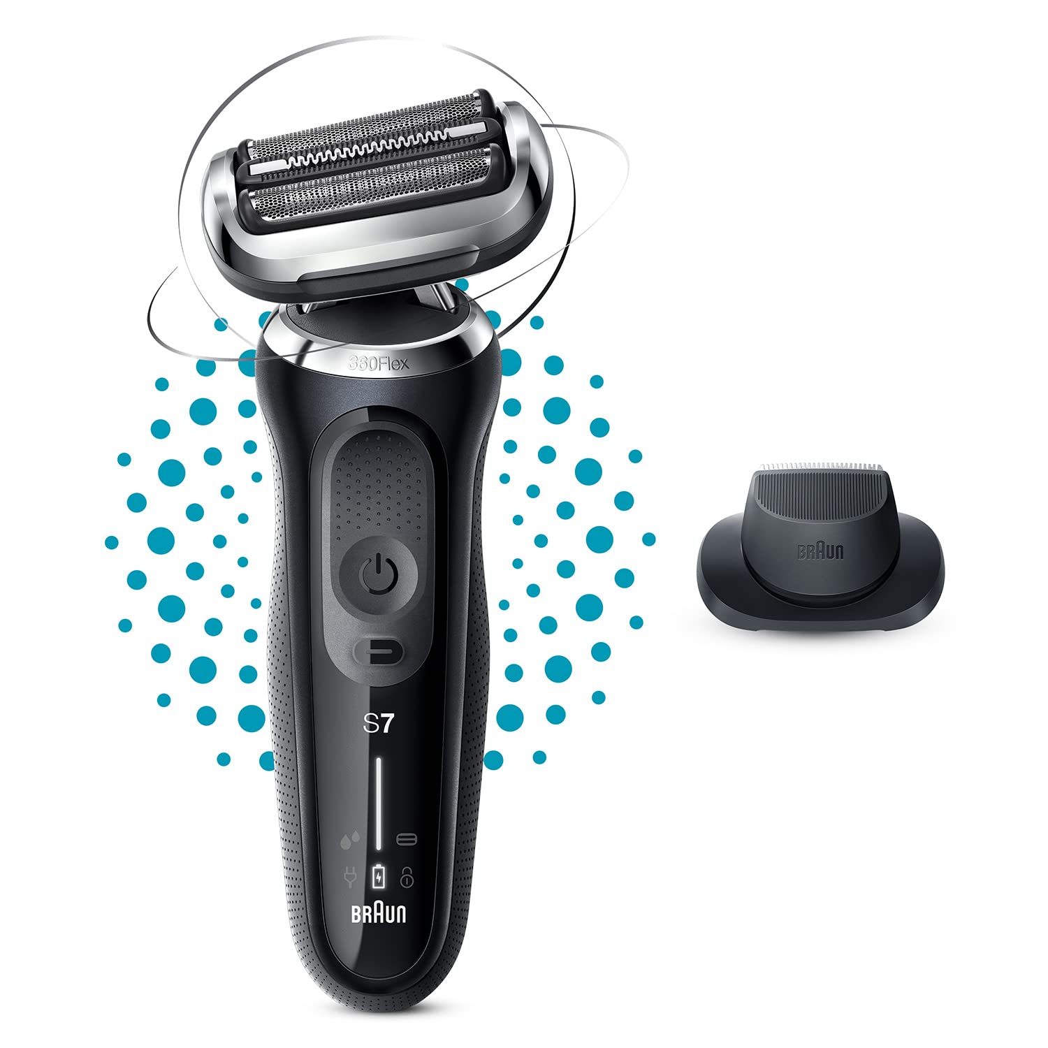 BRAUN SERIES 7 71-N1200S AFEITADORA EN SECO Y EN MOJADO/CON FUNDA DE VIAJE Y 1 ACCESORIO